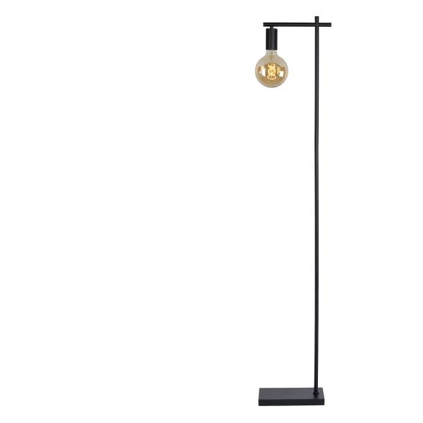 Lucide LEANNE - Floor lamp - 1xE27 - Black - detail 3